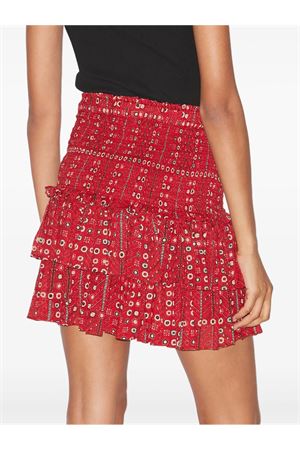 Red Naomi mini skirt MARANT ÉTOILE | JU0022FAC1J19E70RD